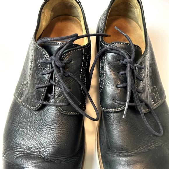 Johnston & Murphy J&M Martell Plain Toe Mens Dress Shoe Size 10M Black Lace-up main image 12
